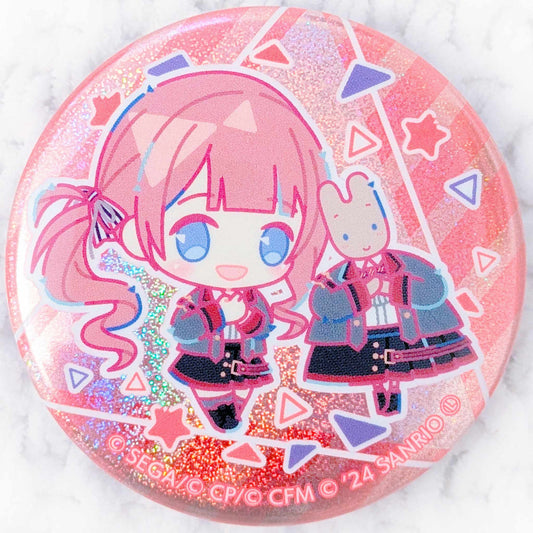 Mochizuki Honami & Marron Cream - Project Sekai Colorful Stage x Sanrio Glitter Pin Badge Button
