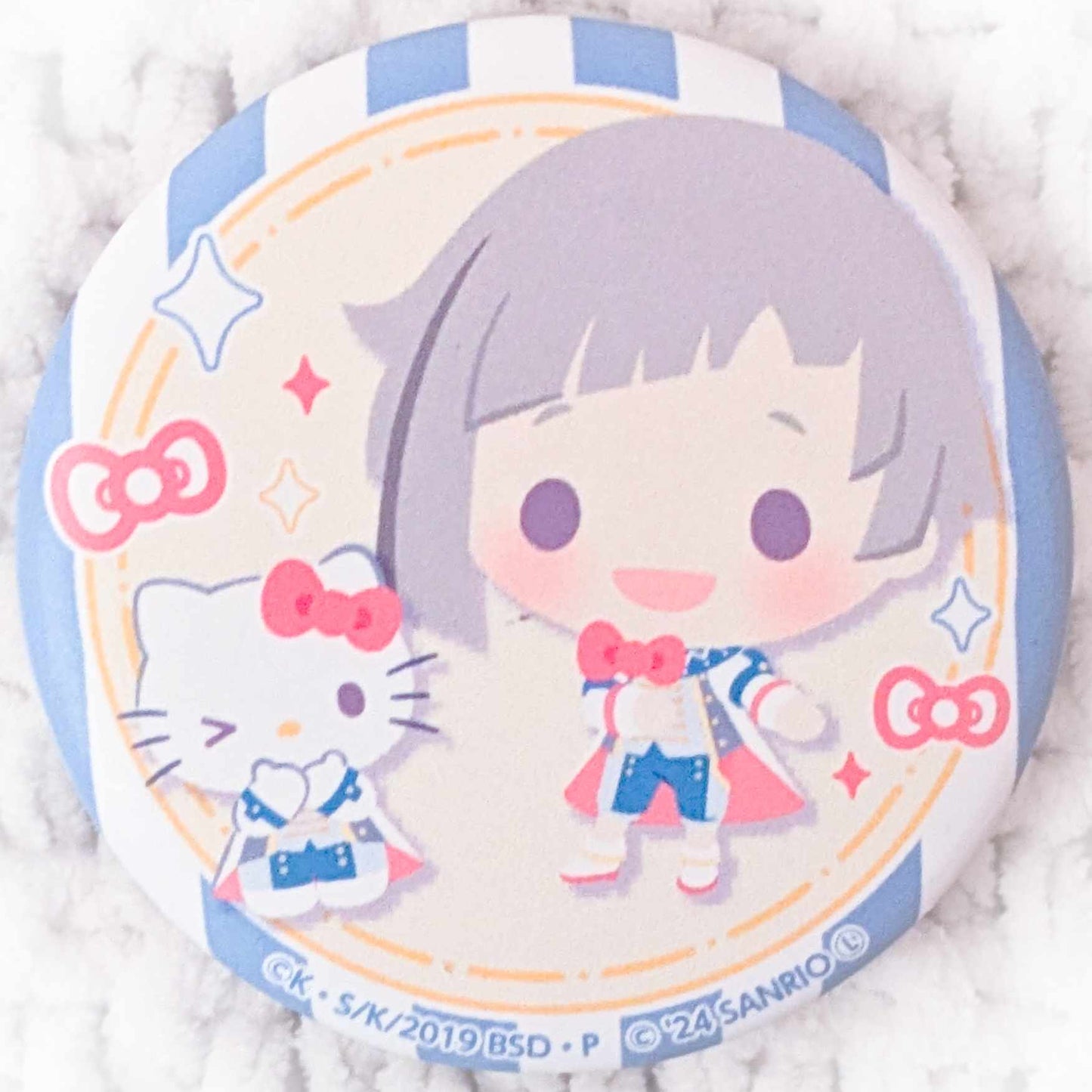 Atsushi Nakajima x Hello Kitty - Bungo Stray Dogs x Sanrio Pin Badge Button