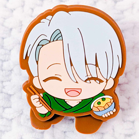 Victor Nikiforov - Yuri!!! On Ice Anime Nokkari Rubber Clip