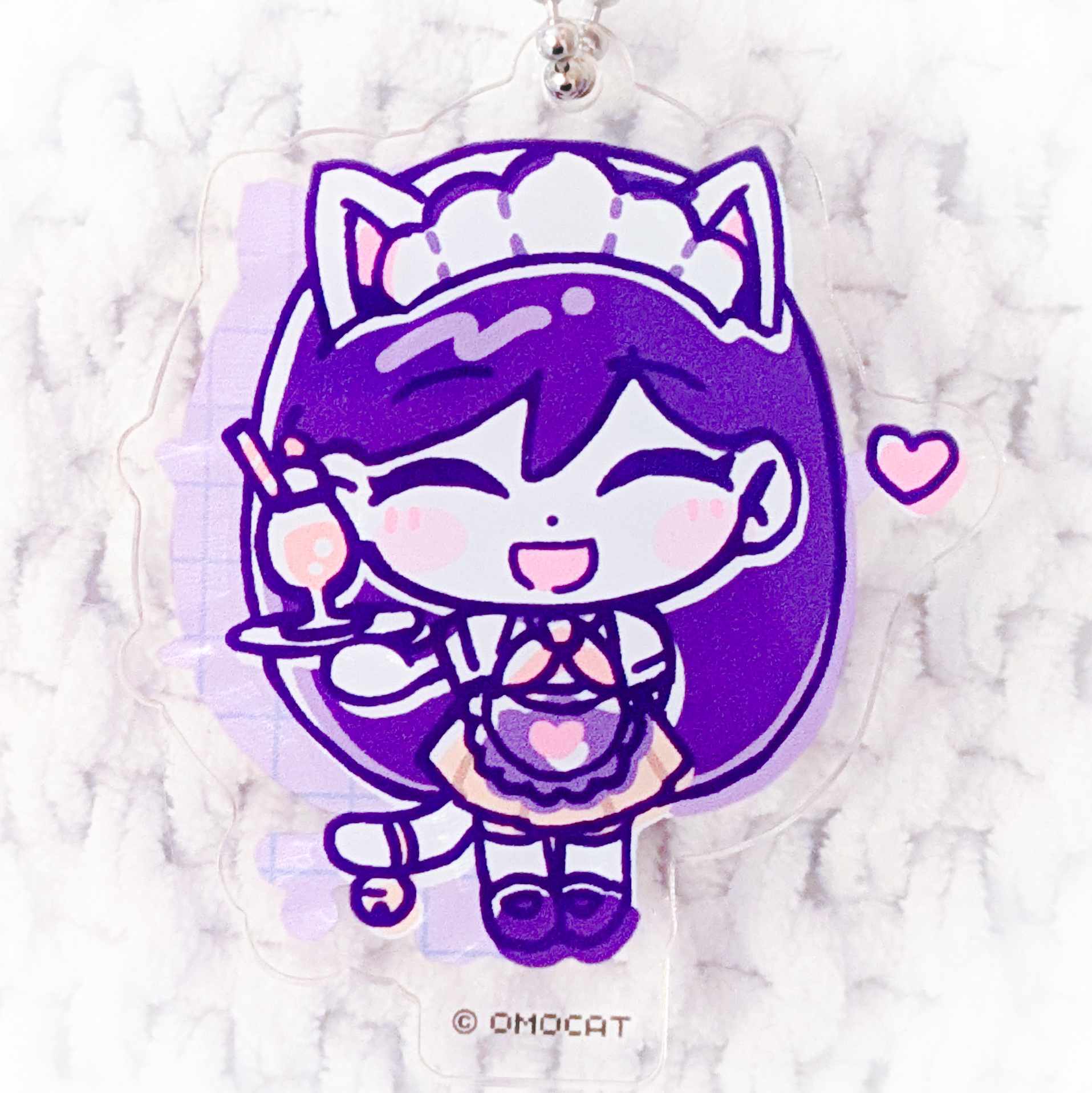 Mari - OMORI x Tree Village Cafe Omocat Acrylic Keychain – Miokii Shop