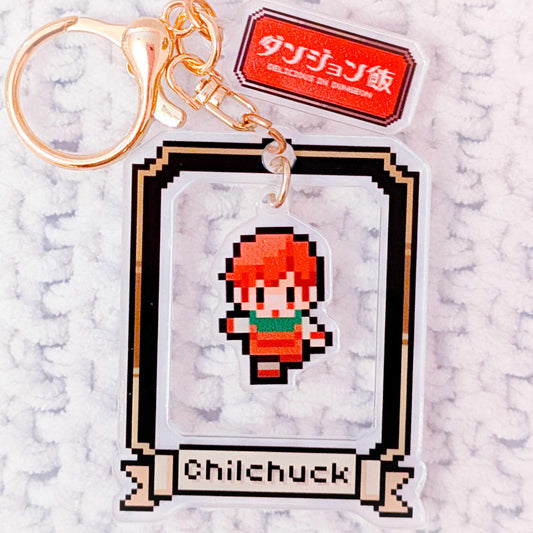 Chilchuck Tims - Delicious in Dungeon Meshi Anime Pixel Art Acrylic Keychain