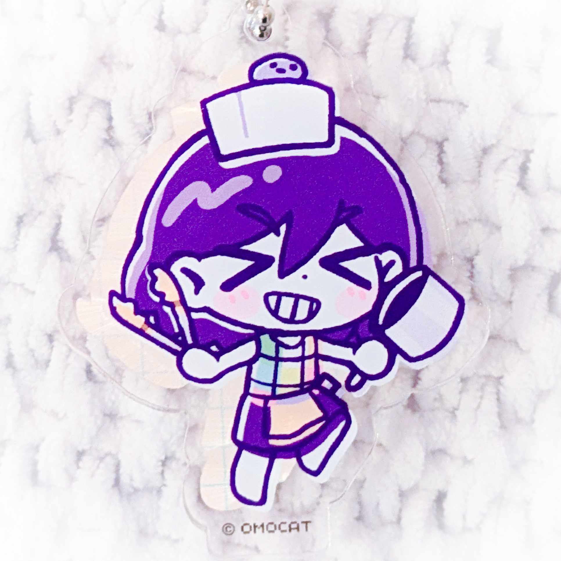 Kel - OMORI x Tree Village Cafe Omocat Acrylic Keychain – Miokii Shop
