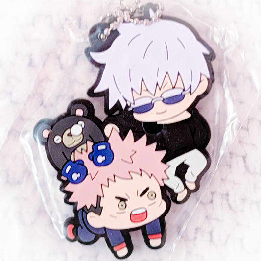 Satoru Gojo & Yuji Itadori - Jujutsu Kaisen Anime Buddycolle Rubber Keychain