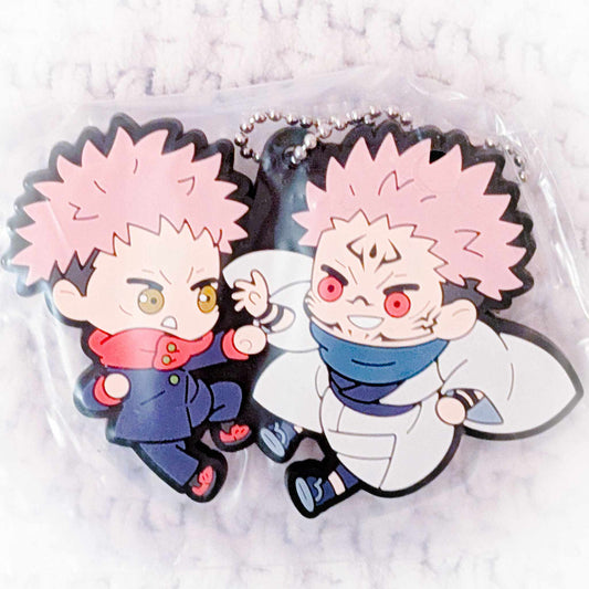 Yuji Itadori & Ryomen Sukuna - Jujutsu Kaisen Anime Buddycolle Rubber Keychain