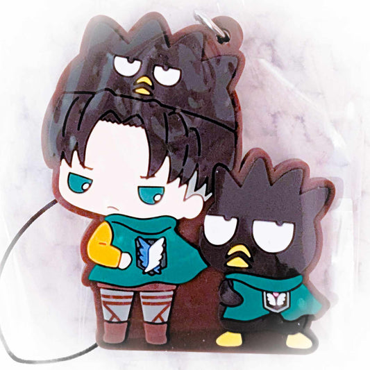 Levi Ackerman & Badtz Maru - Attack on Titan x Sanrio Collab Rubber Strap