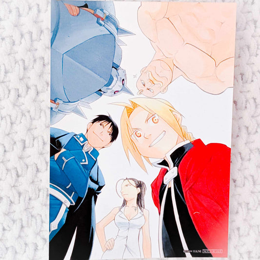 Edward & Alphonse Elric - Roy Mustang - Louis Armstrong - Fullmetal Alchemist Brotherhood Manga Art Photo Card