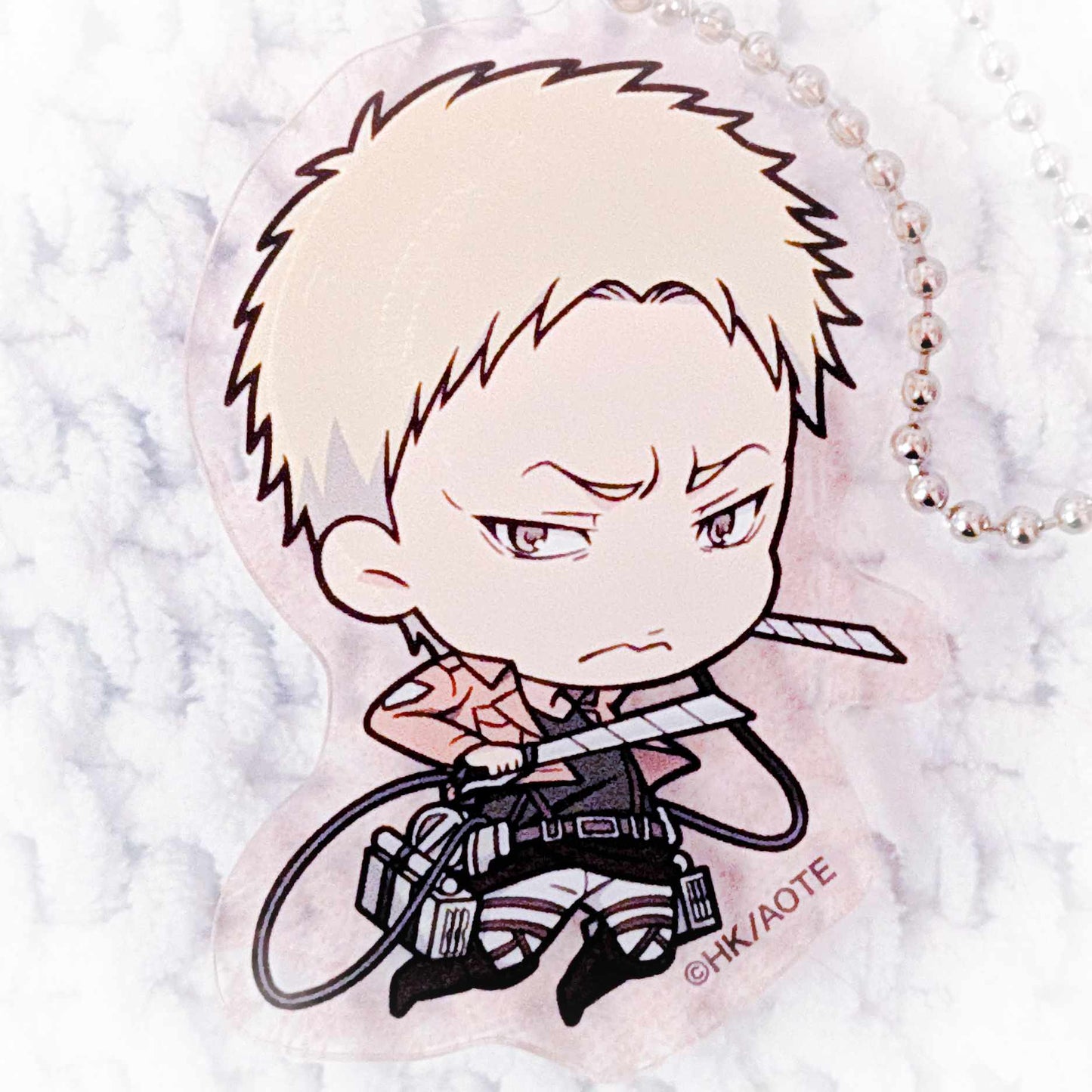 Reiner Braun - Attack on Titan Anime Art Exhibition Acrylic Keychain