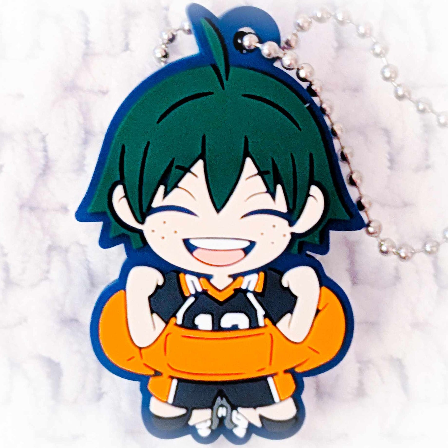 Tadashi Yamaguchi - Haikyuu Anime Banchoukou Rubber Keychain