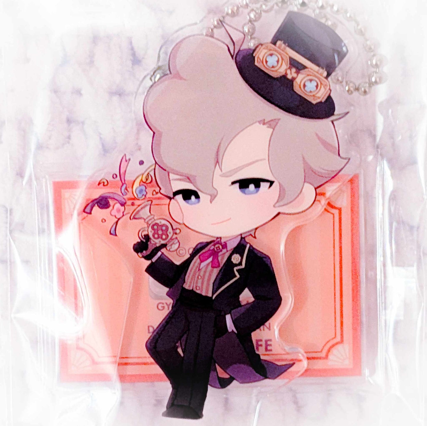 Herlock Sholmes - Ace Attorney Capcom Cafe Magician Acrylic Keychain Stand