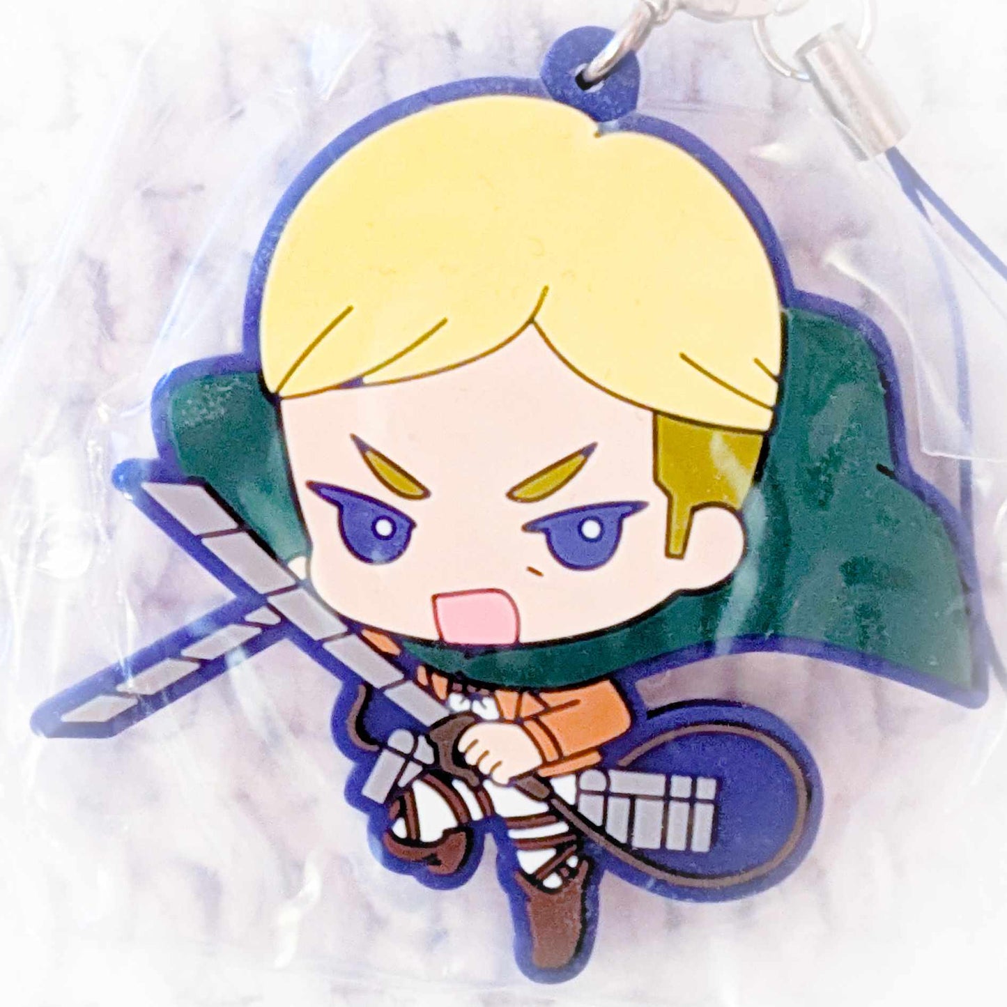Erwin Smith - Attack on Titan Anime Keychain Rubber Strap