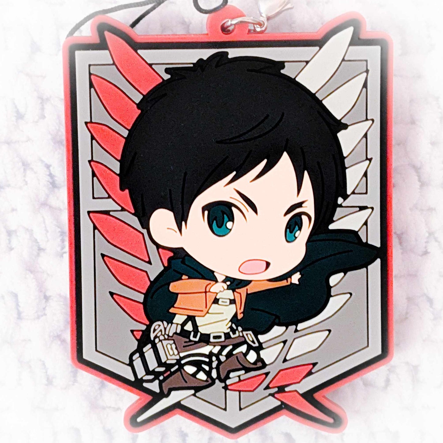 Eren Yeager - Attack on Titan Anime Art Exhibition Rubber Strap