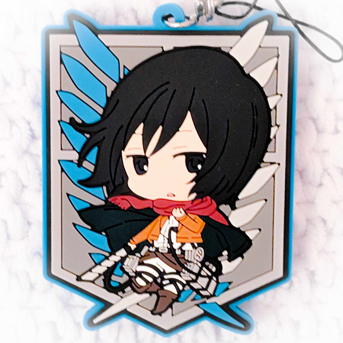 Mikasa Ackerman - Attack on Titan Anime Art Exhibition Rubber Strap