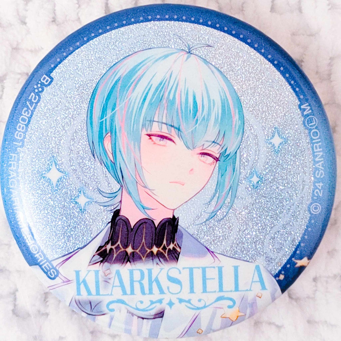 Klarkstella - Fragaria Memories Sanrio Glitter Pin Badge Button