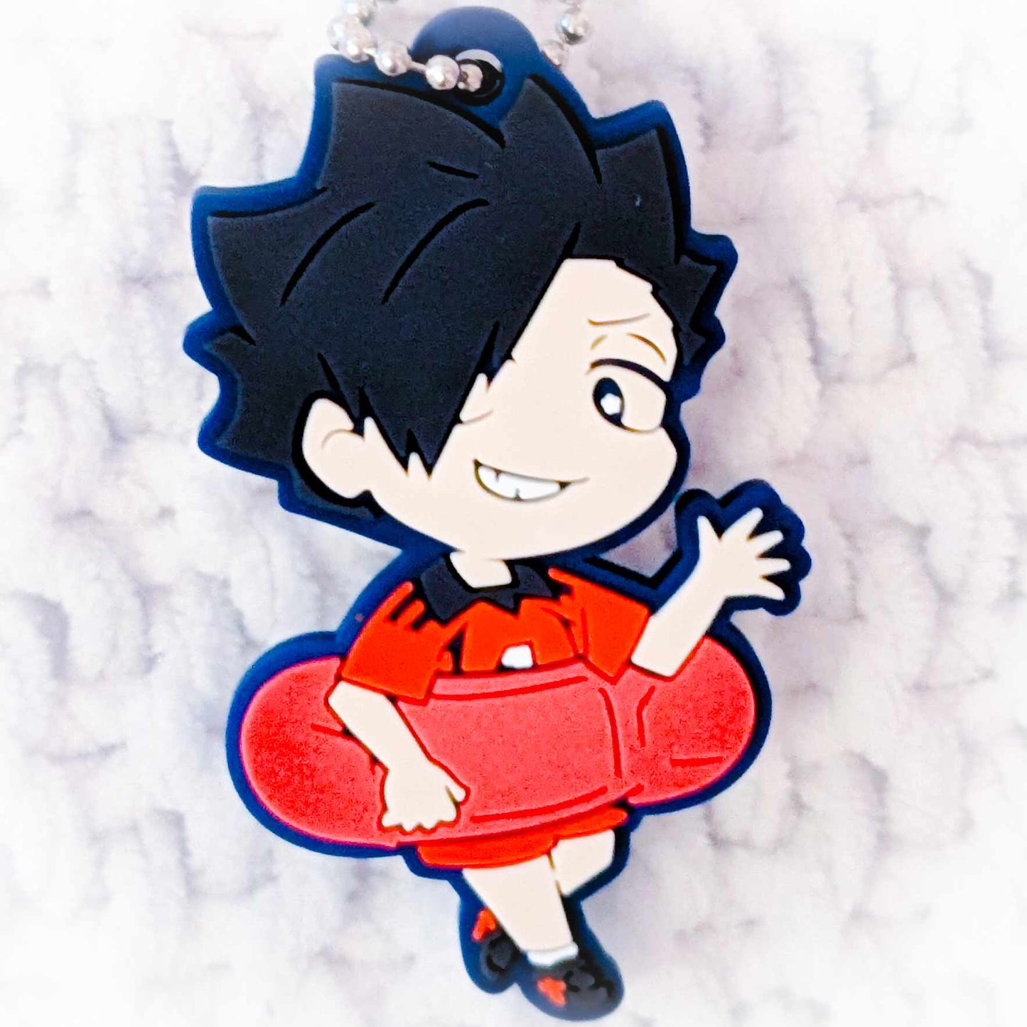 Tetsuro Kuroo - Haikyuu Anime Banchoukou Rubber Keychain