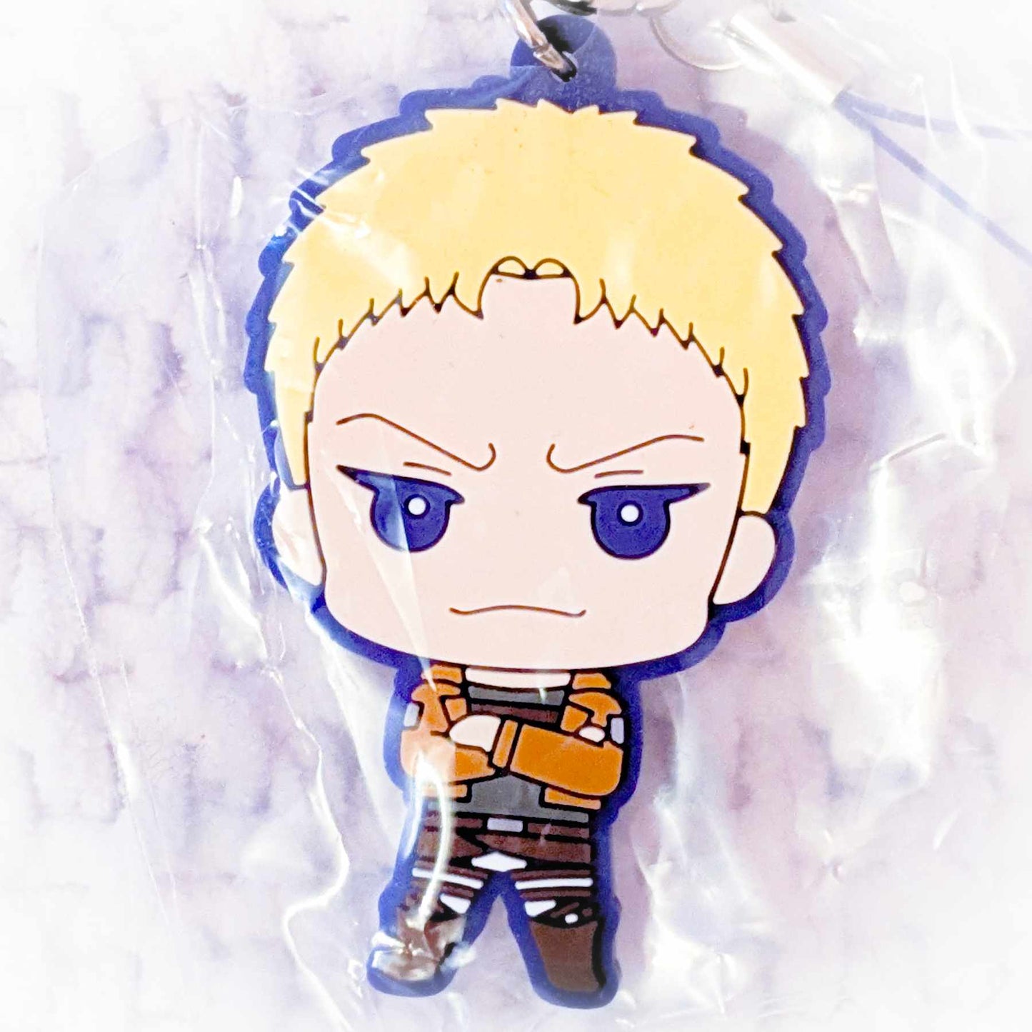 Reiner Braun - Attack on Titan Anime Keychain Rubber Strap