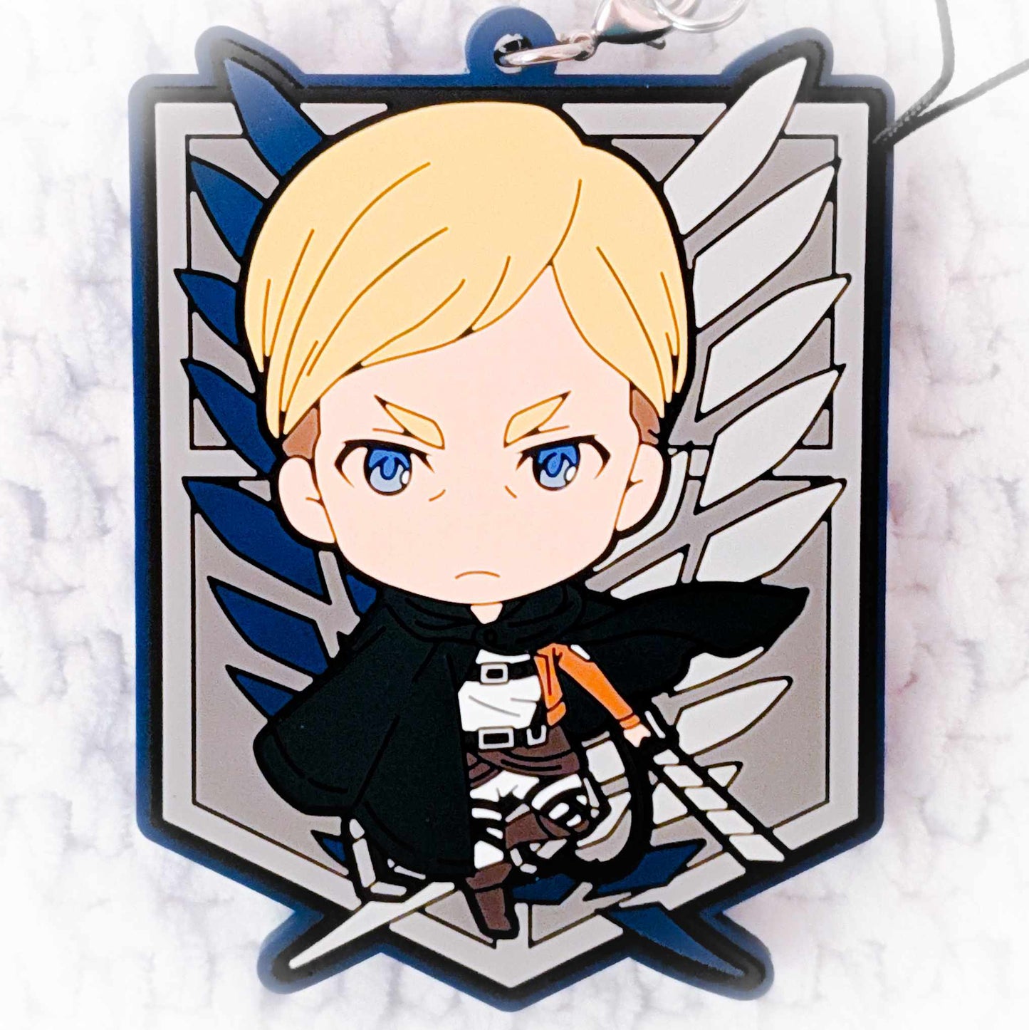 Erwin Smith - Attack on Titan Anime Art Exhibition Rubber Strap