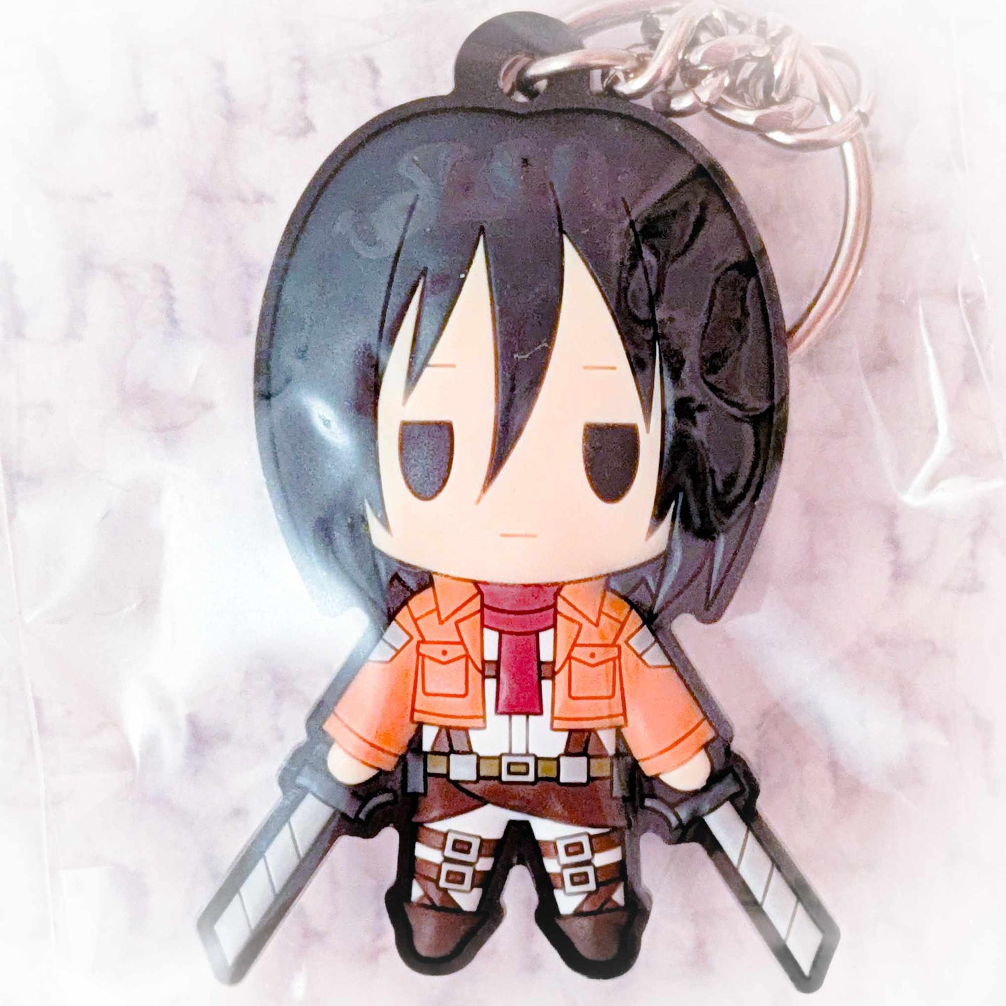 Mikasa Ackerman - Attack on Titan Anime D4 Rubber Keychain