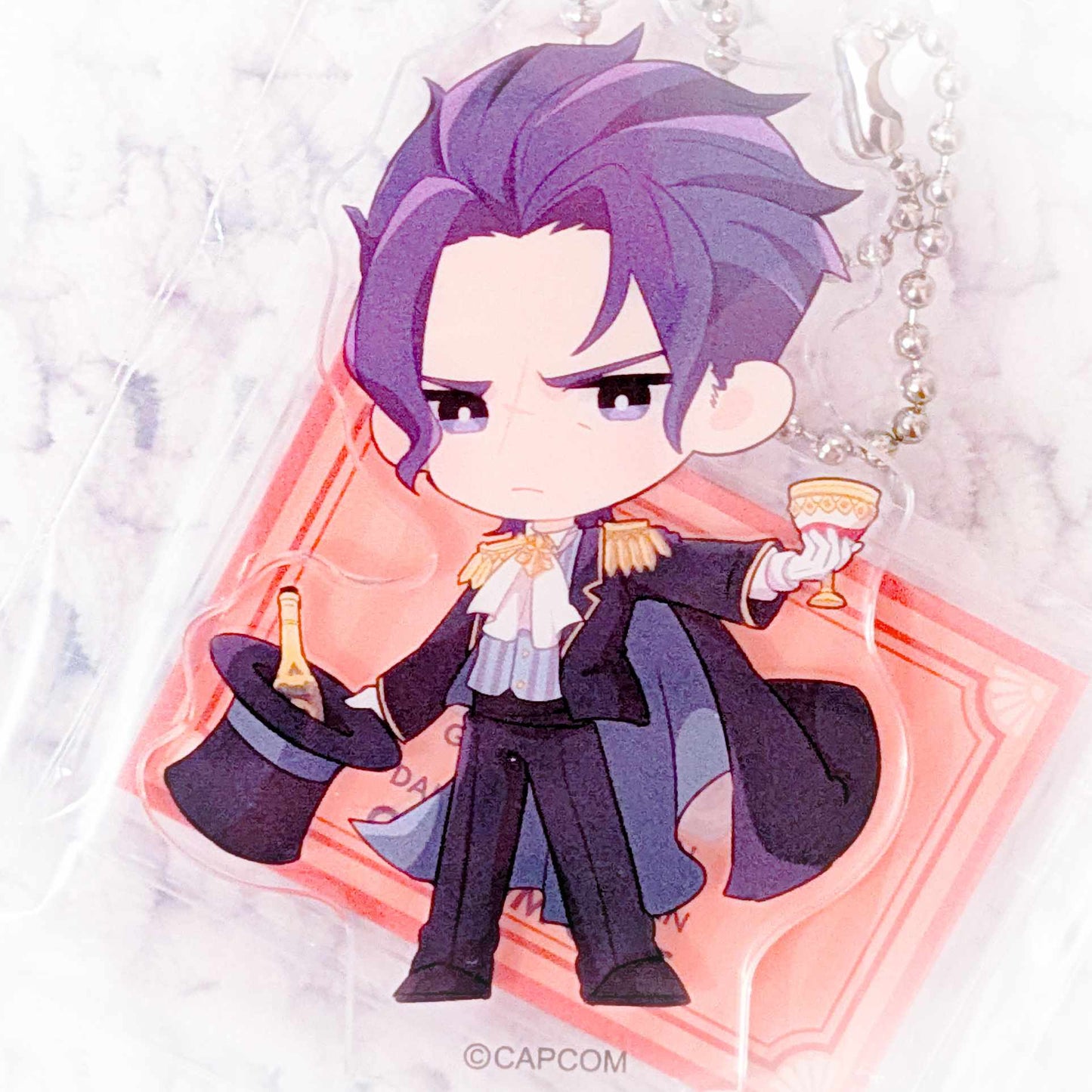 Barok van Vieks - Ace Attorney Capcom Cafe Magician Acrylic Keychain Stand