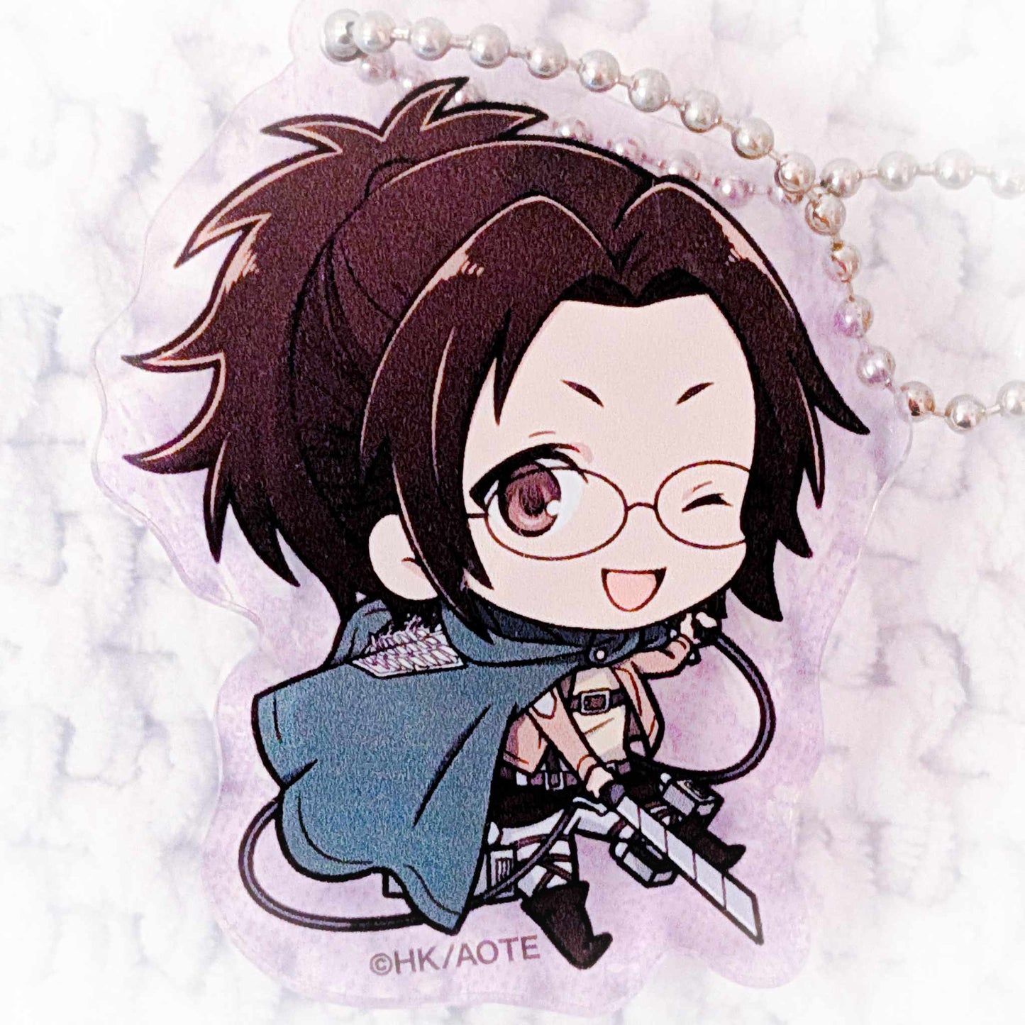 Hange Zoe - Attack on Titan Anime Art Exhibition Acrylic Keychain