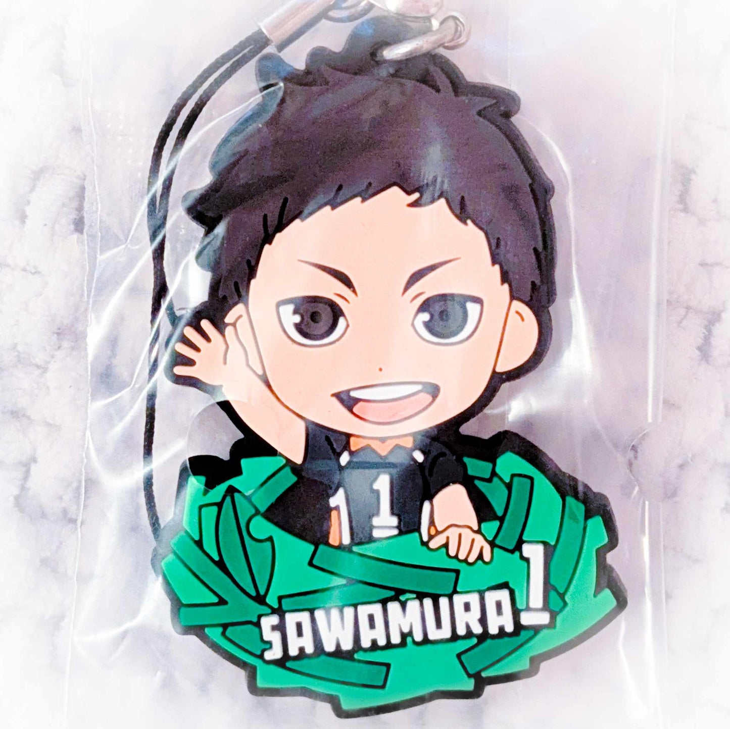 Daichi Sawamura - Haikyuu Anime Chibi Rubber Strap