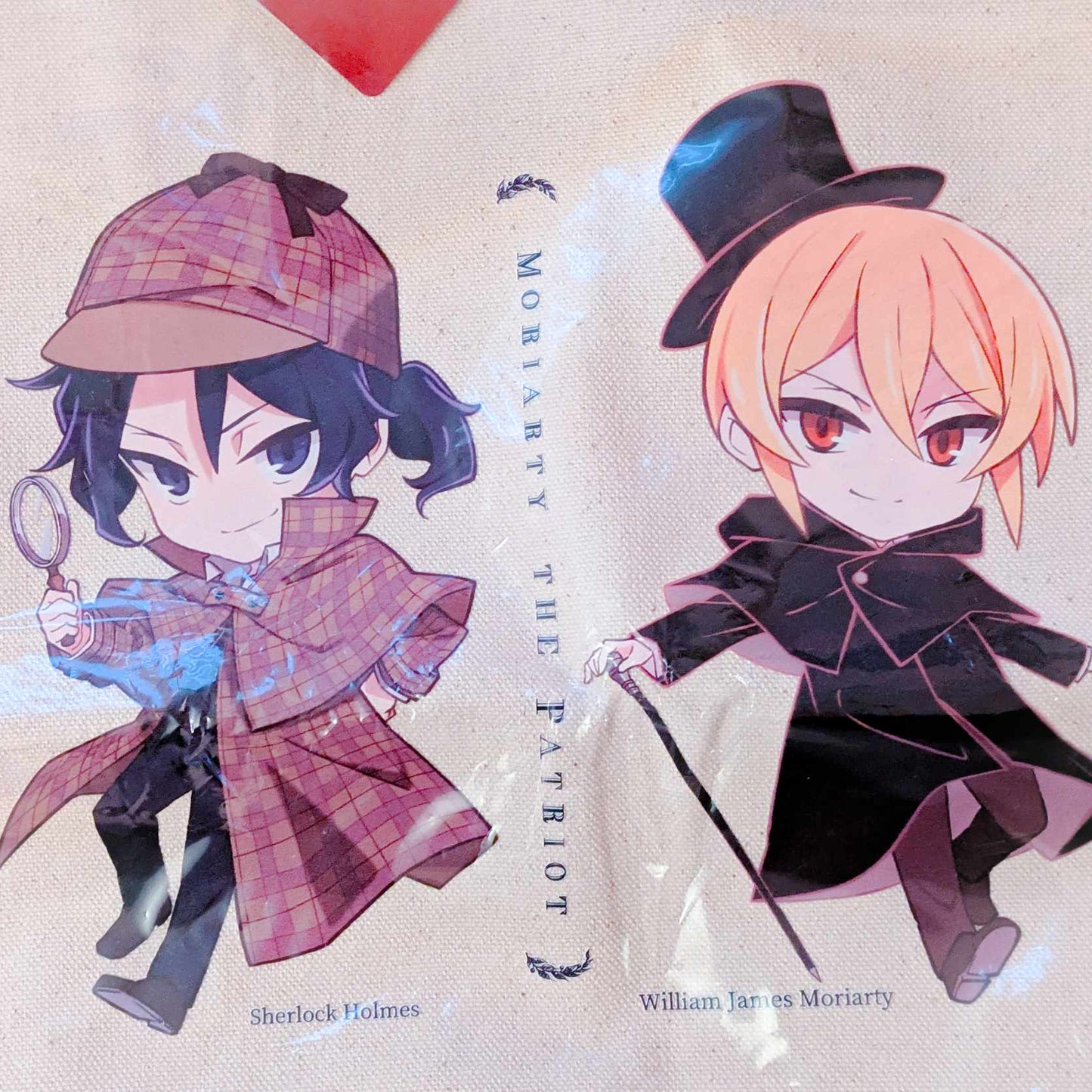 William James Moriarty & Sherlock Holmes - Moriarty the Patriot Anime Chibi Tote Bag
