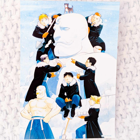 Roy Mustang - Riza Hawkeye - Louis Armstrong - Fullmetal Alchemist Brotherhood Manga Art Photo Card