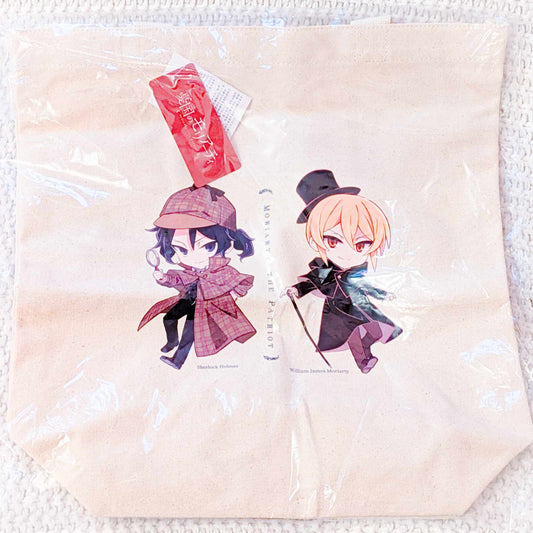 William James Moriarty & Sherlock Holmes - Moriarty the Patriot Anime Chibi Tote Bag