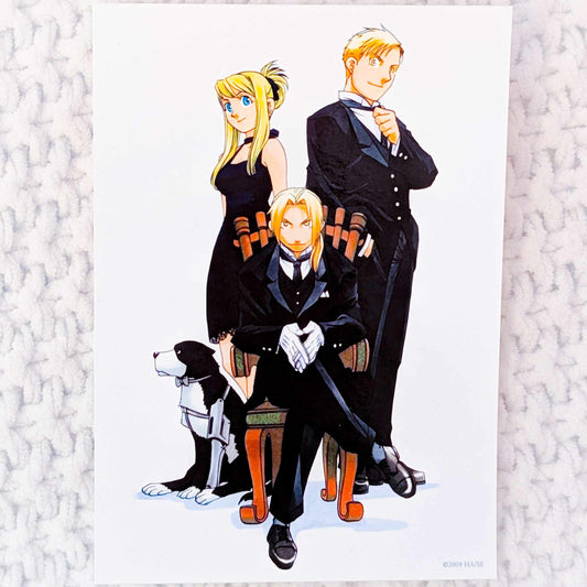 Edward & Alphonse Elric - Winry Rockbell - Fullmetal Alchemist Brotherhood Manga Art Photo Card