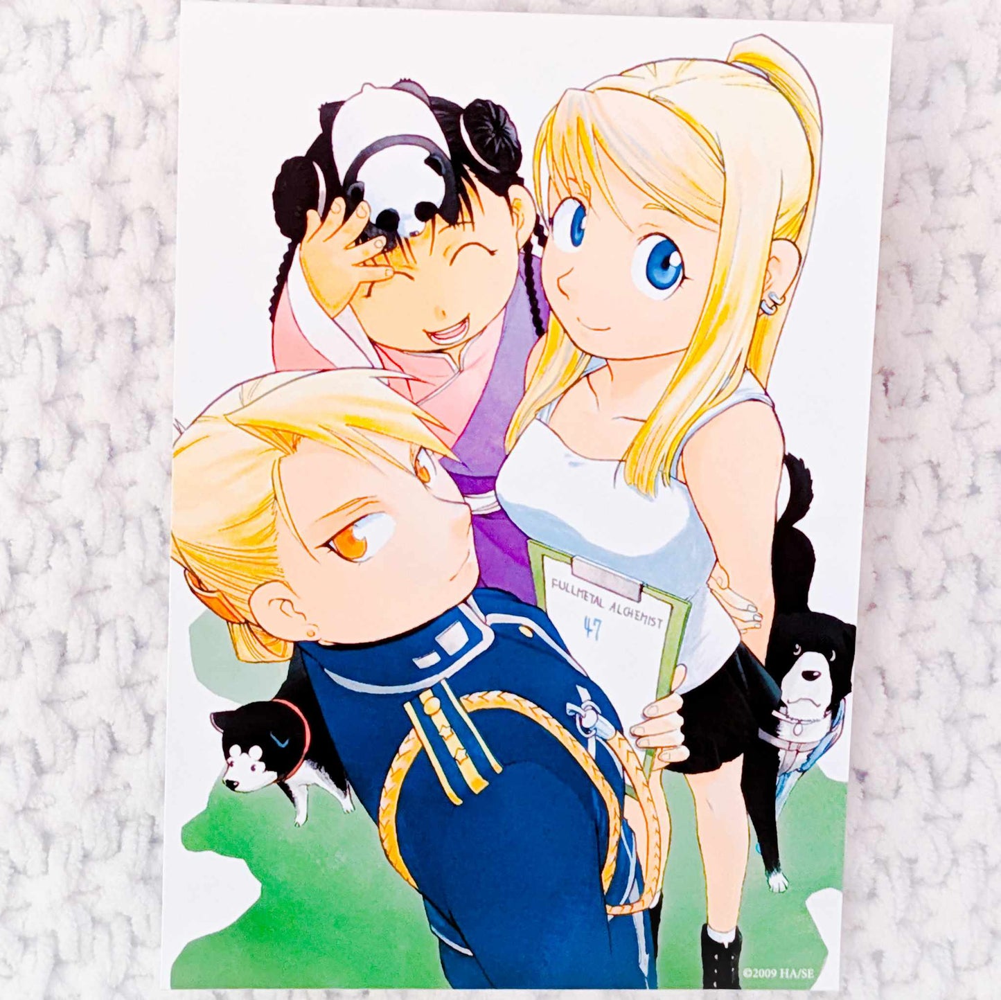 Riza Hawkeye - Winry Rockbell - May Cheng - Fullmetal Alchemist Brotherhood Manga Art Photo Card