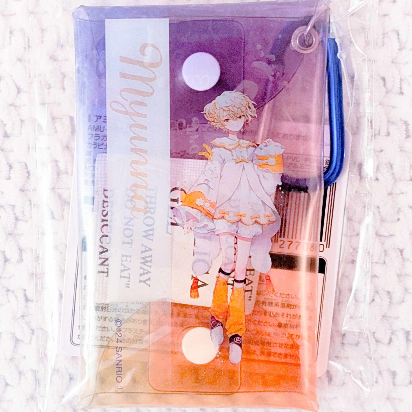 Myunna - Fragaria Memories Sanrio Clear Case Keychain Clip