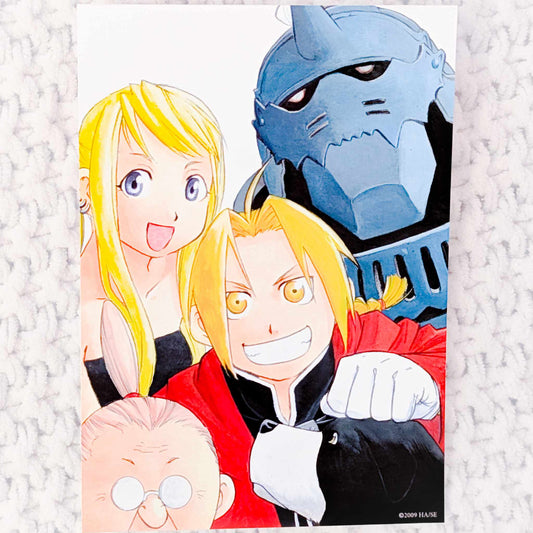 Edward & Alphonse Elric - Winry Rockbell - Fullmetal Alchemist Brotherhood Manga Art Photo Card