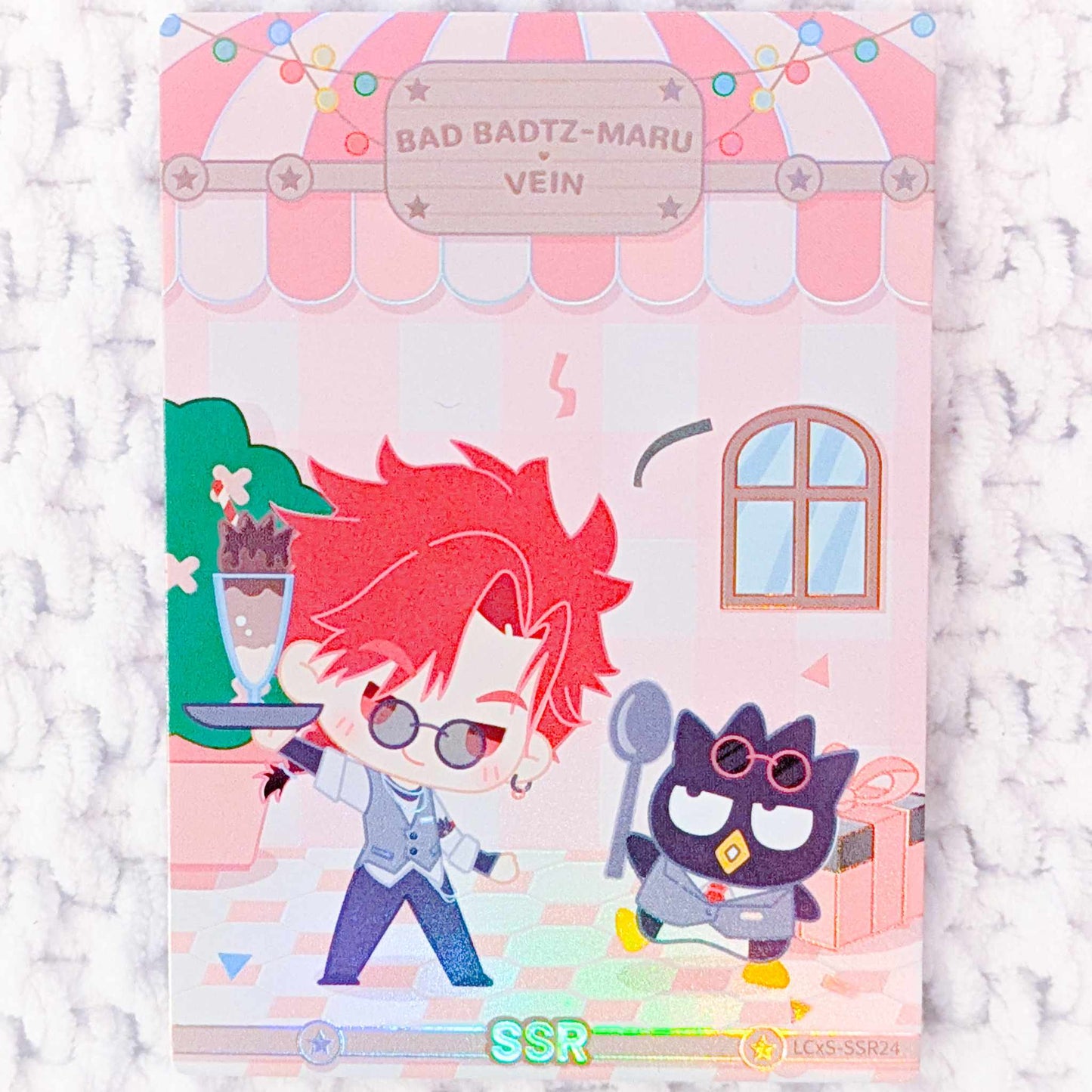 Vein & Badtz Maru - Link Click x Sanrio Collaboration Donghua SSR Trading Card