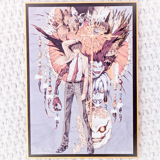 Light Yagami Shikigami - Death Note Exhibition Manga Art Shikishi Board