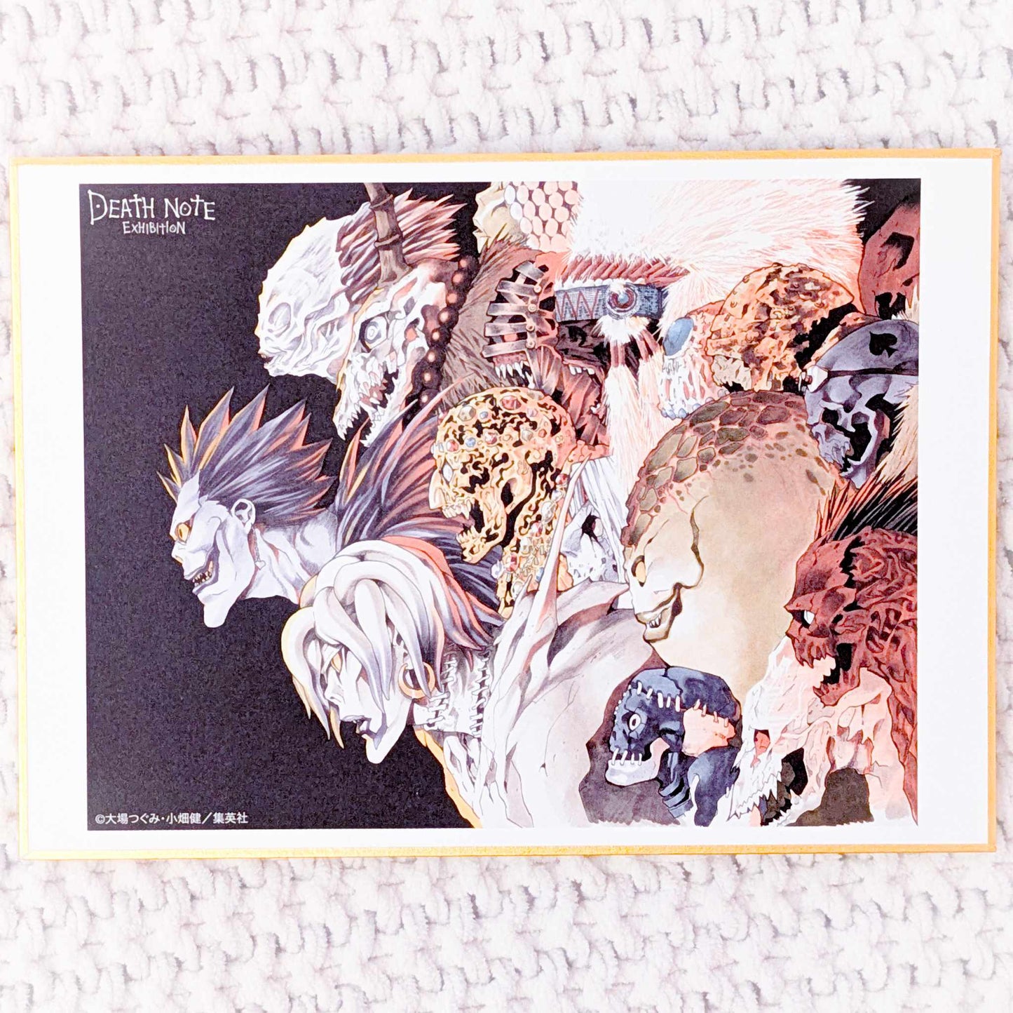 Ryuk Shikigami - Death Note Exhibition Manga Art Shikishi Board