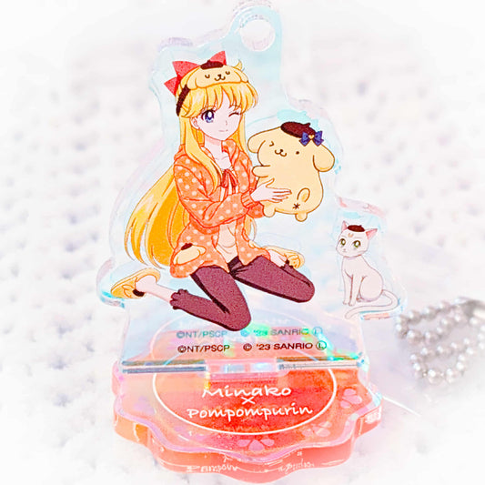 Sailor Venus x Pompompurin - Sailor Moon Eternal x Sanrio Collab Keychain Acrylic Stand