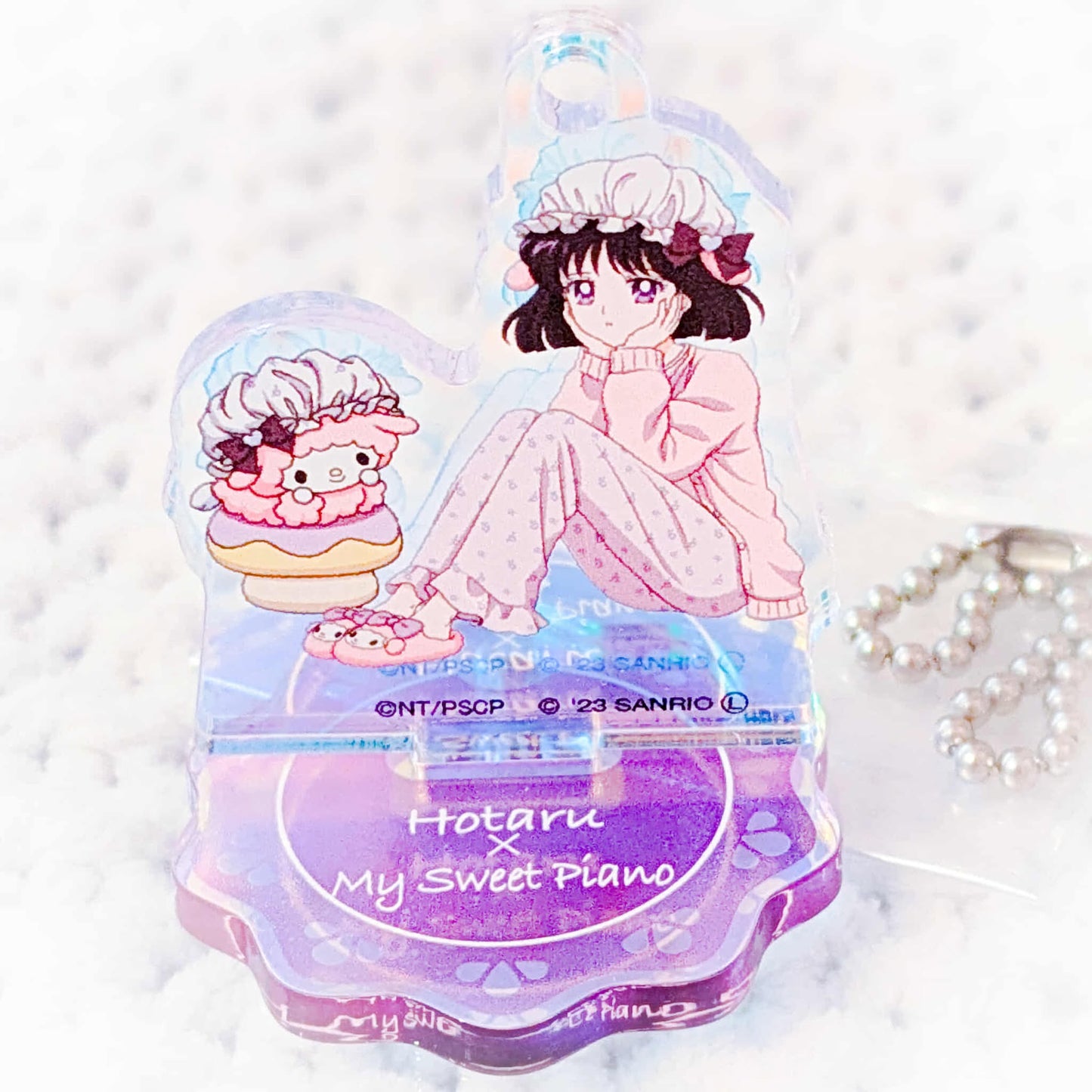 Sailor Saturn x My Sweet Piano - Sailor Moon Eternal x Sanrio Collab Keychain Acrylic Stand