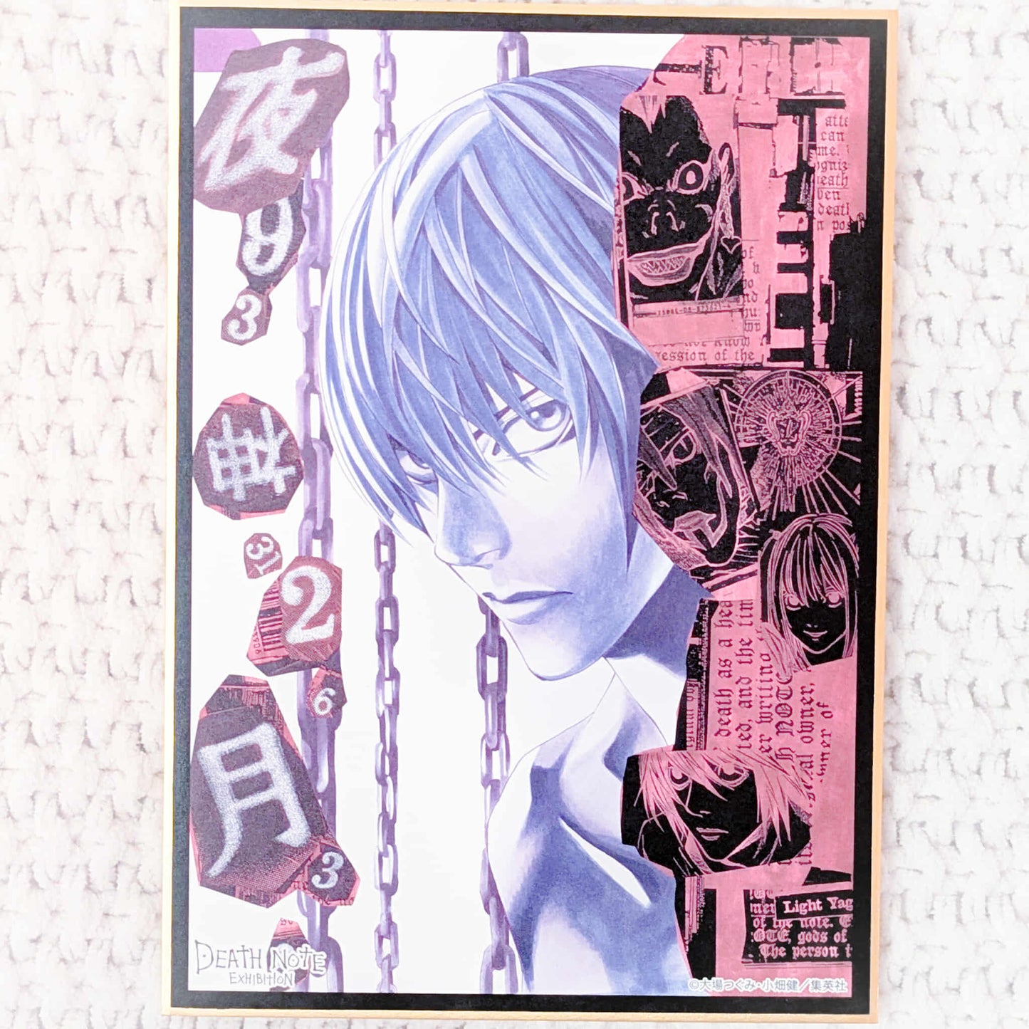 Light Yagami - Death Note Exhibition Manga Art Shikishi Board