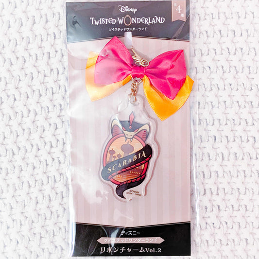 Scarabia - Disney Twisted Wonderland Dormitory Ribbon Bow Acrylic Keychain