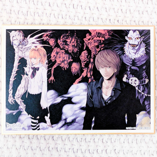 Light Yagami & Misa Amane - Death Note Exhibition Manga Art Shikishi Board