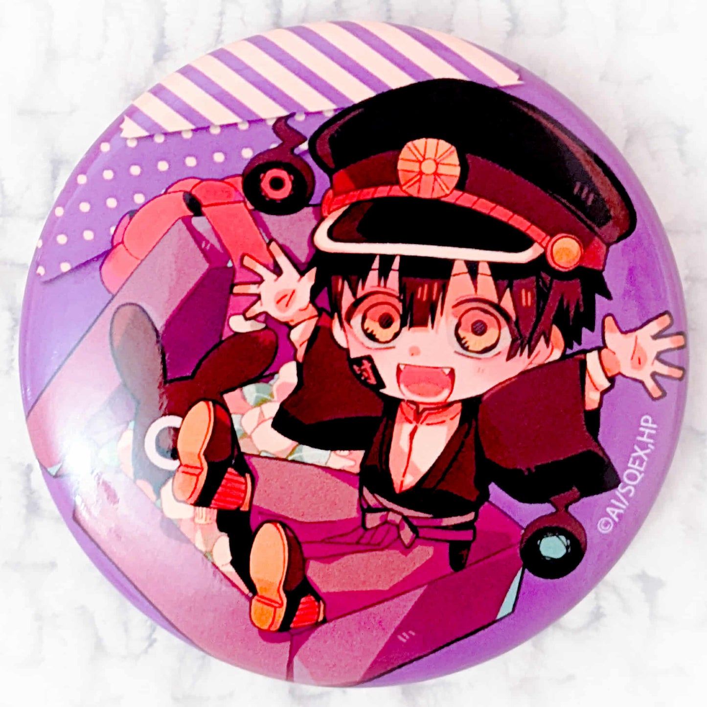 Tsukasa Yugi - Toilet Bound Hanako Kun Flower Box Pin Badge Button