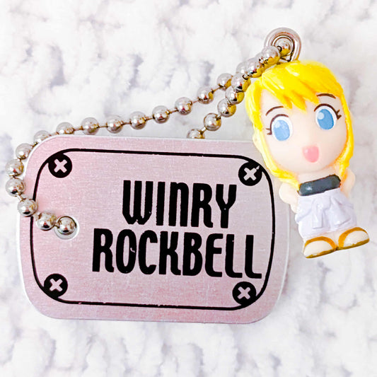 Winry Rockbell - Fullmetal Alchemist Dog Tag Style Figure Keychain