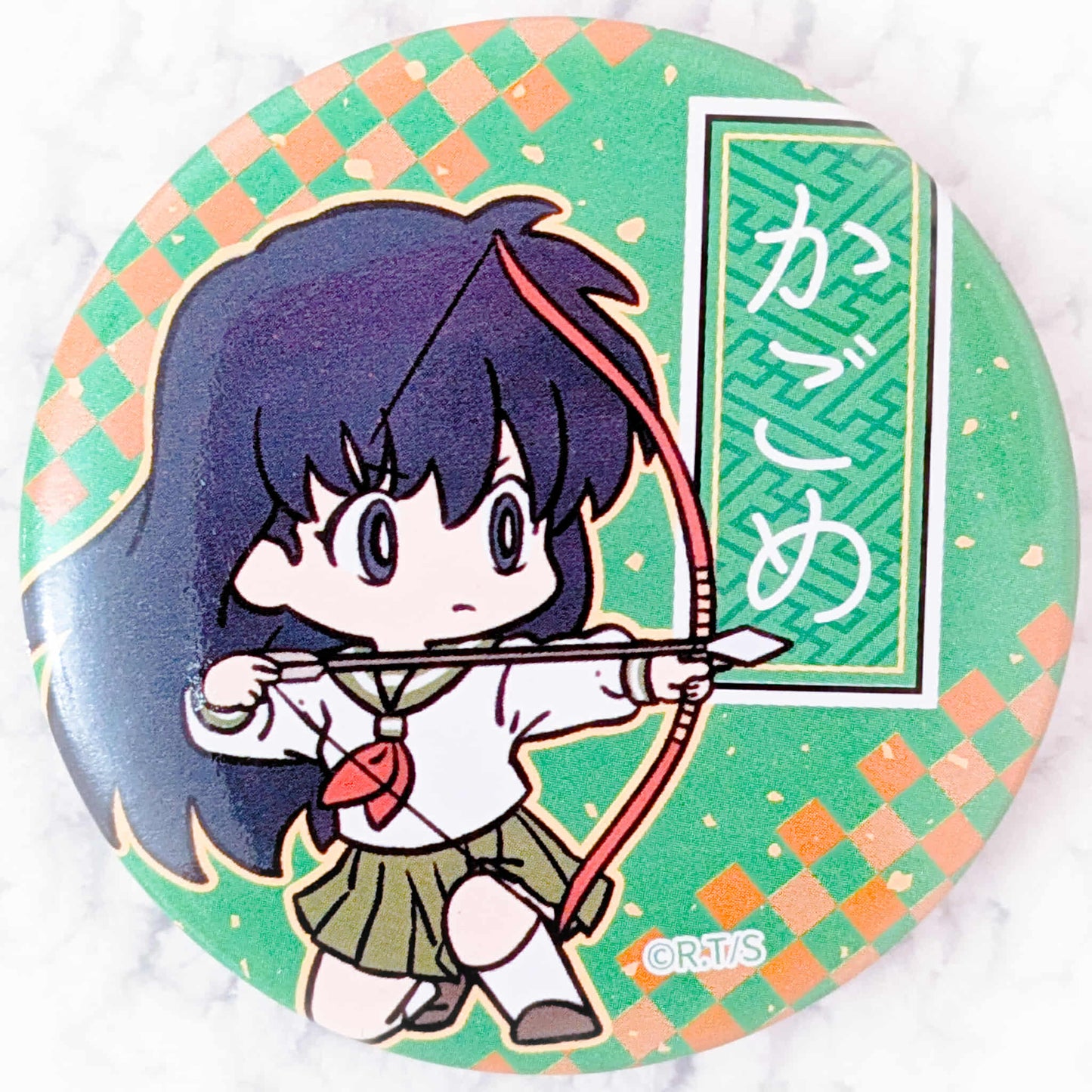 Kagome Higurashi - Inuyasha Anime Chibi Pin Badge Button