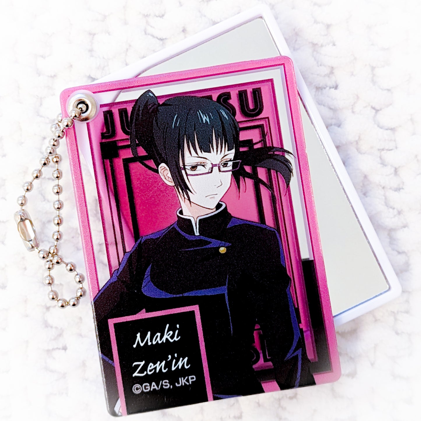 Maki Zenin - Jujutsu Kaisen Anime Slide Mirror Keychain