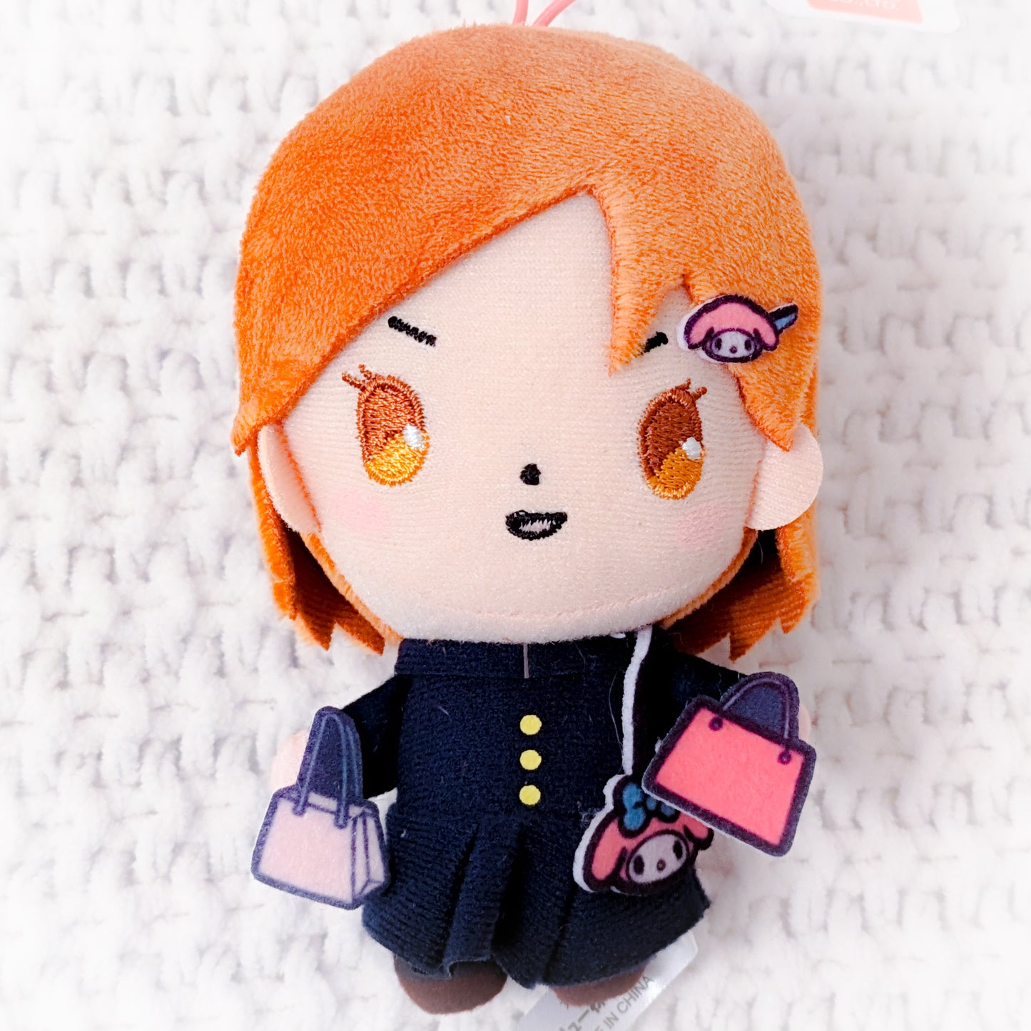 Nobara Kugisaki x My Melody - Jujutsu Kaisen x Sanrio Anime Mini Plush Strap