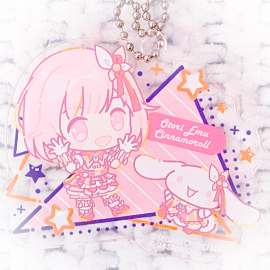 Otori Emu & Cinnamoroll - Project Sekai Colorful Stage x Sanrio Acrylic Keychain