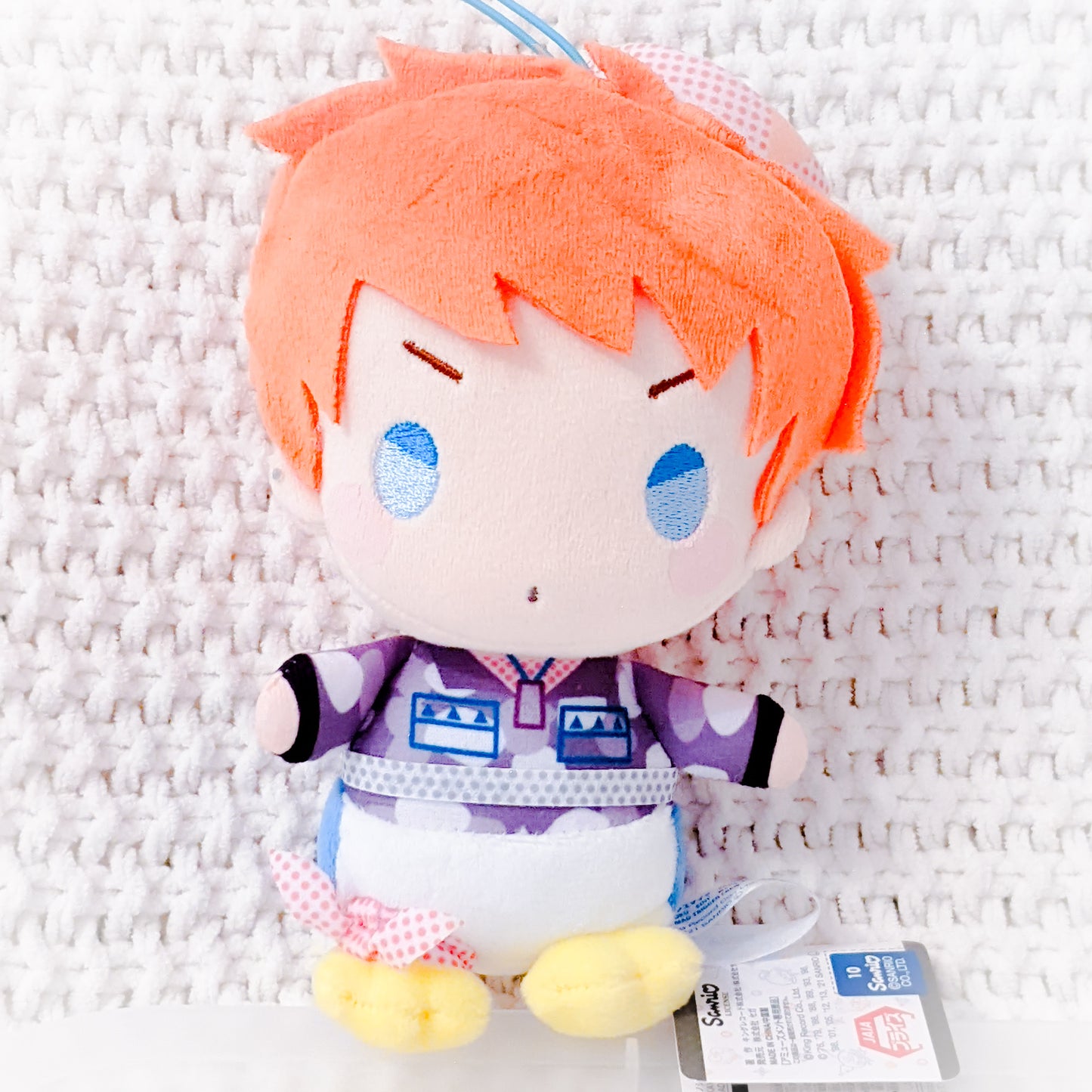 Rio Mason Busujima x Tuxedo Sam - Hypnosis Mic x Sanrio Collab Chibi Plush Strap