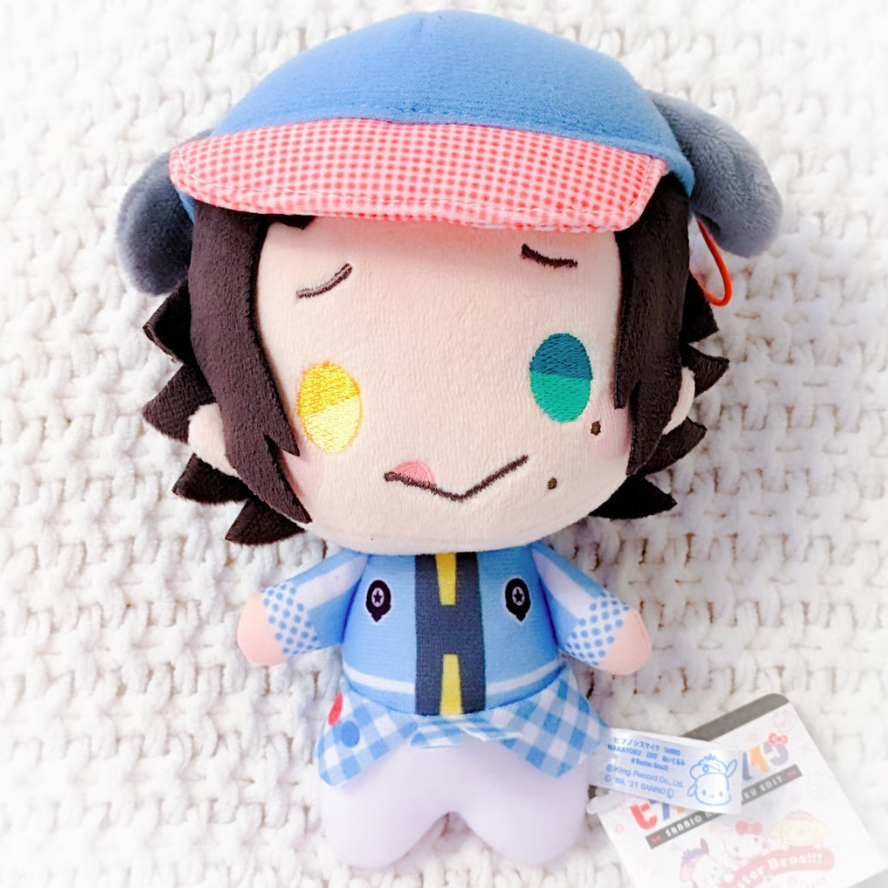 Jiro Yamada x Pochacco - Hypnosis Mic x Sanrio Collab Anime Chibi Plush Strap