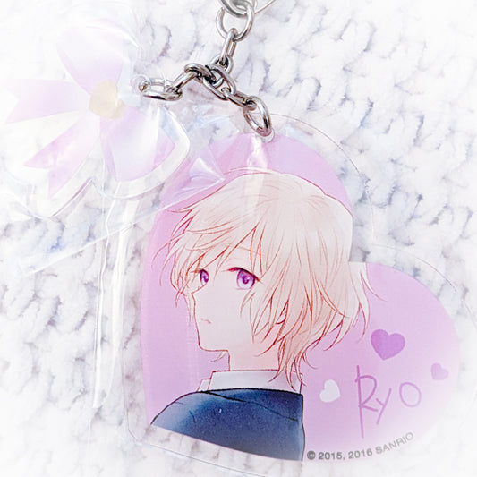 Ryo Nishimiya - Sanrio Boys Danshi Anime Heart Shaped Acrylic Keychain