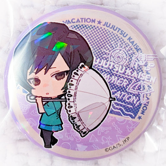 Mai Zenin - Jujutsu Kaisen Anime Summer Vacation Holographic Pin Badge Button