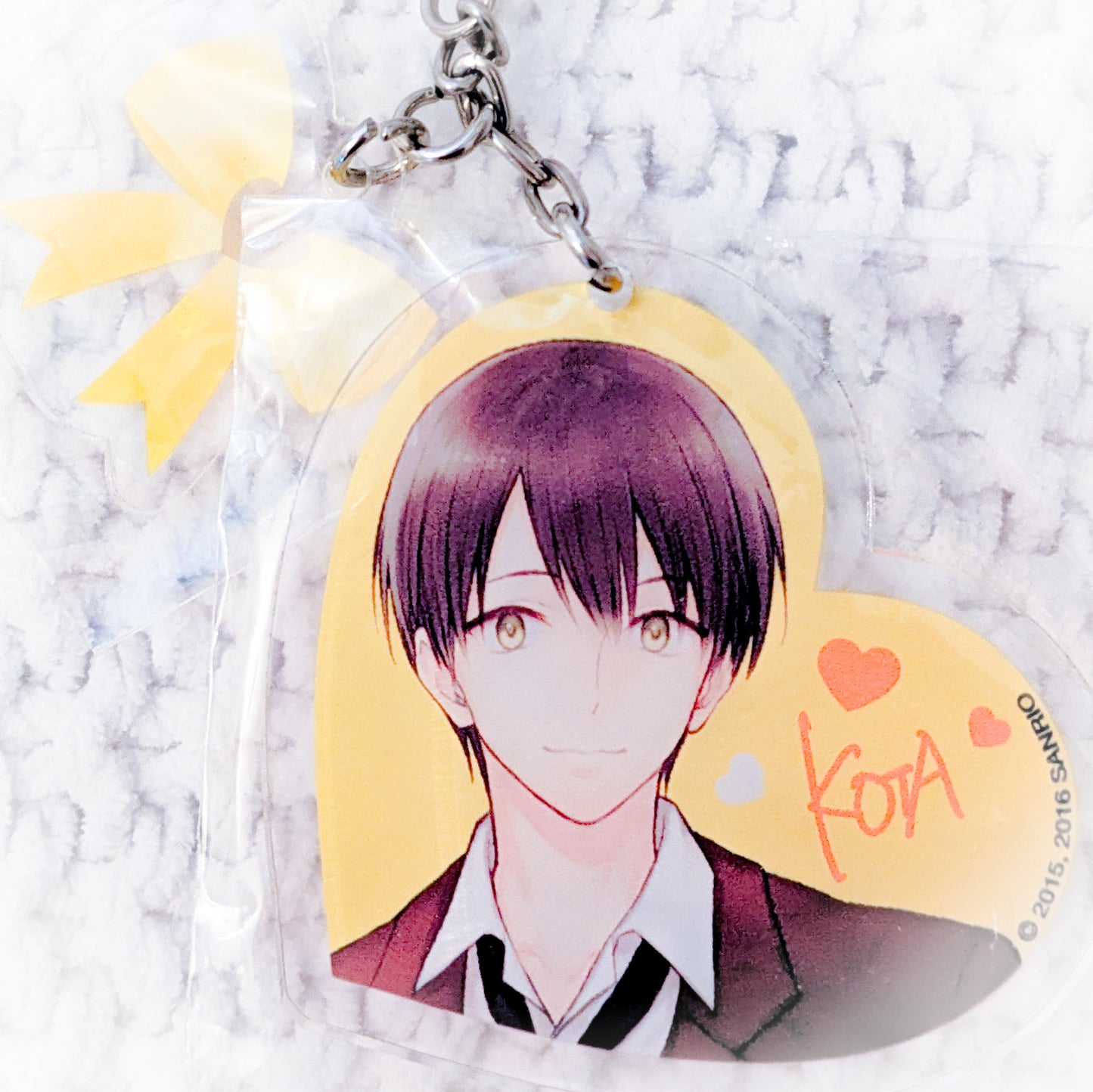 Kouta Hasegawa - Sanrio Boys Danshi Anime Heart Shaped Acrylic Keychain